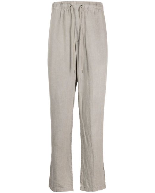 James Perse straight-leg linen trousers