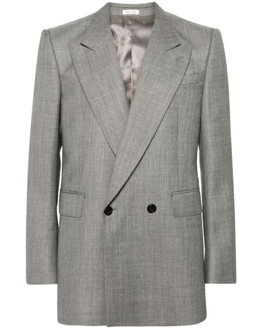 Alexander McQueen double-breasted wool blazer