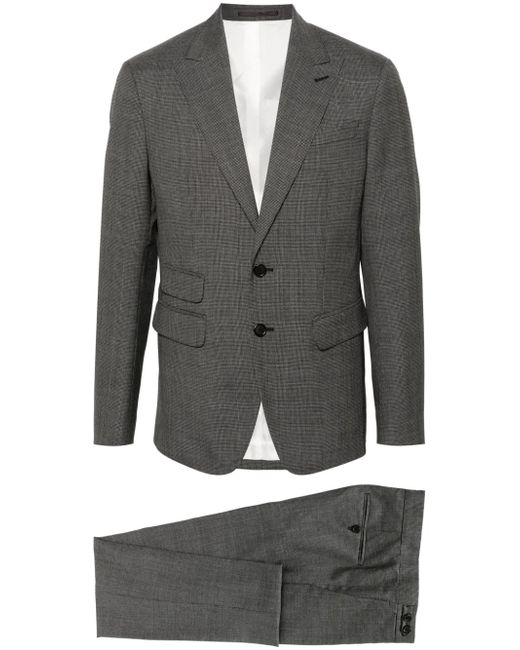 Dsquared2 houndstooth-pattern wool suit