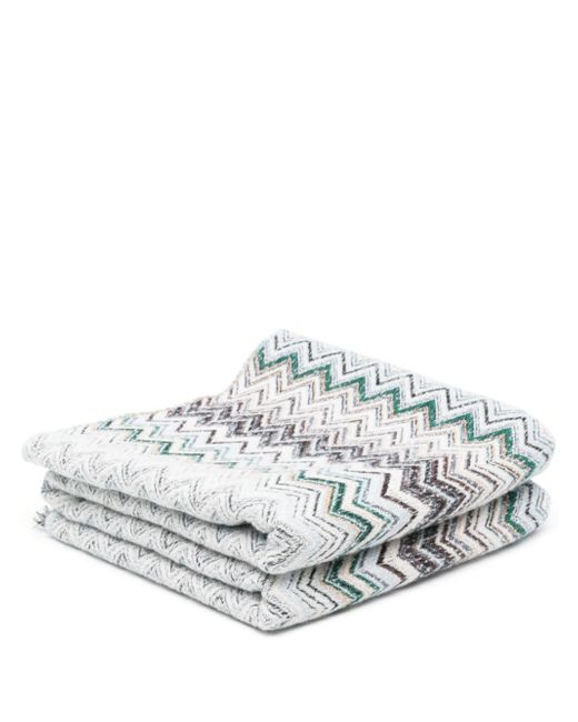 Missoni Home zigzag-woven knitted blanket