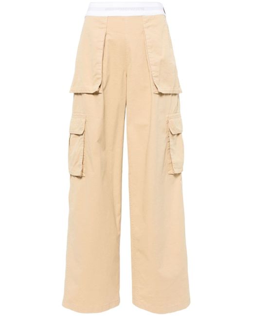 Alexander Wang mid-rise cargo trousers