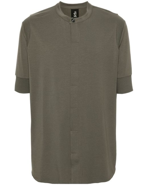 Thom Krom ribbed-detailing button-up shirt