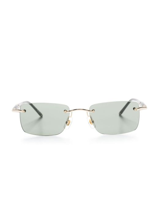 Montblanc geometric-frame sunglasses