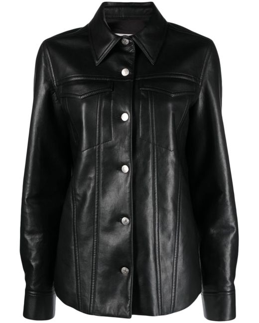Nanushka Rocio faux-leather jacket