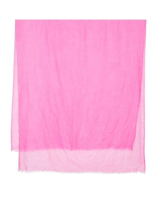 N.Peal frayed pashmina shawl
