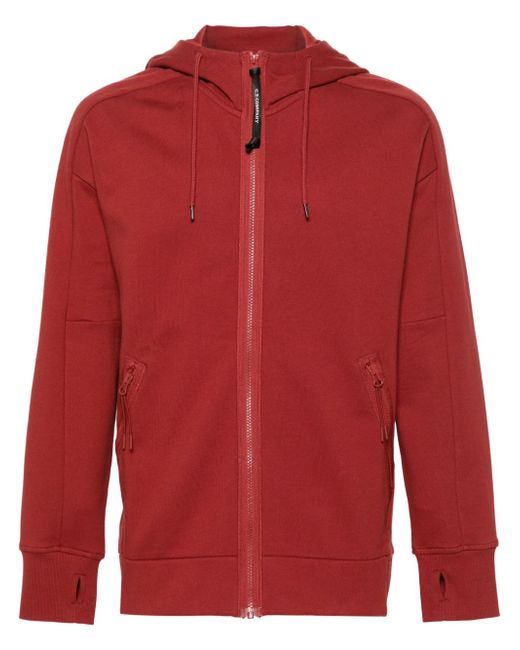 CP Company Goggles-detailed zip-up hoodie