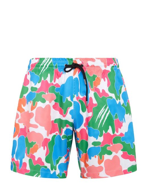 Plein Sport Camouflage swim shorts