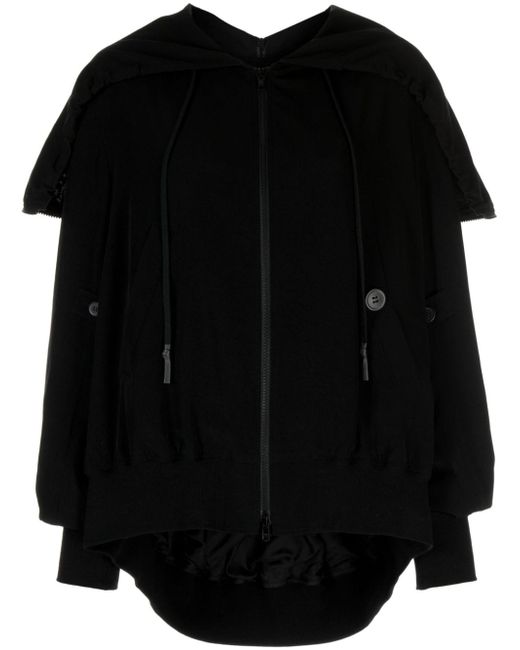 Yohji Yamamoto oversize-collar jacket