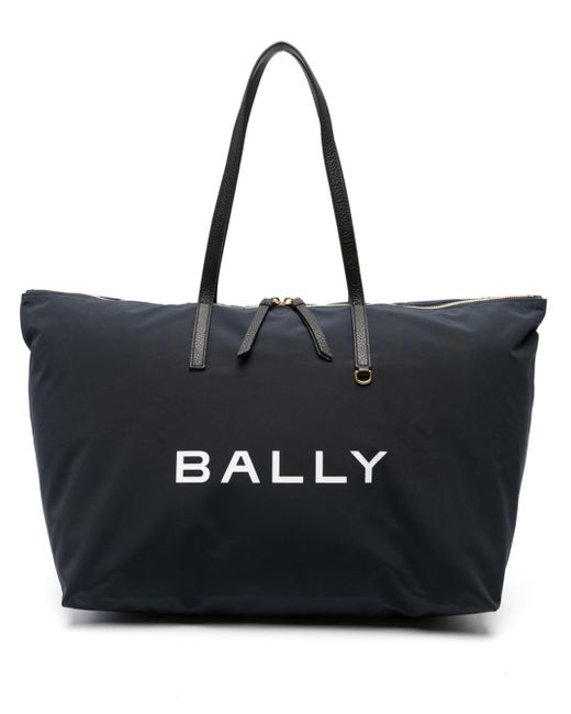 Bally Foldable logo-print tote bag