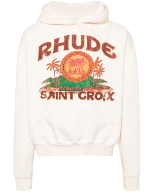 Rhude St. Croix cotton hoodie