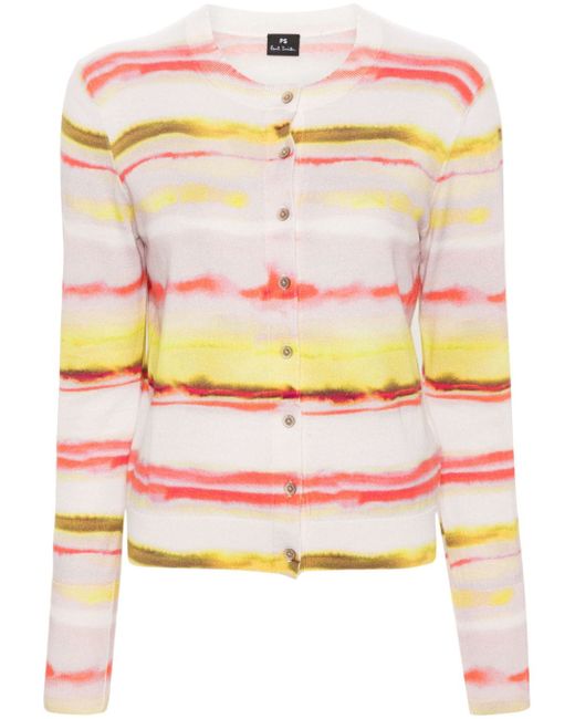 PS Paul Smith abstract-print cardigan