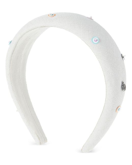 Maison Michel Miwa 3D bead-embellished headband