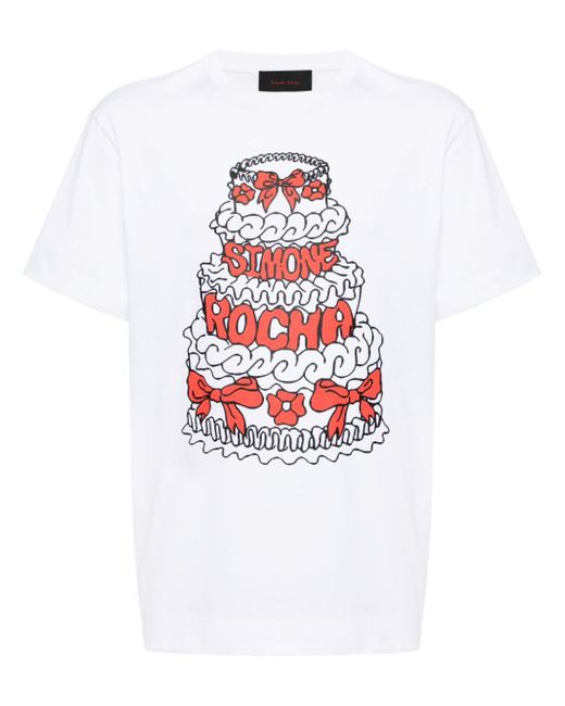 Simone Rocha logo-print T-shirt