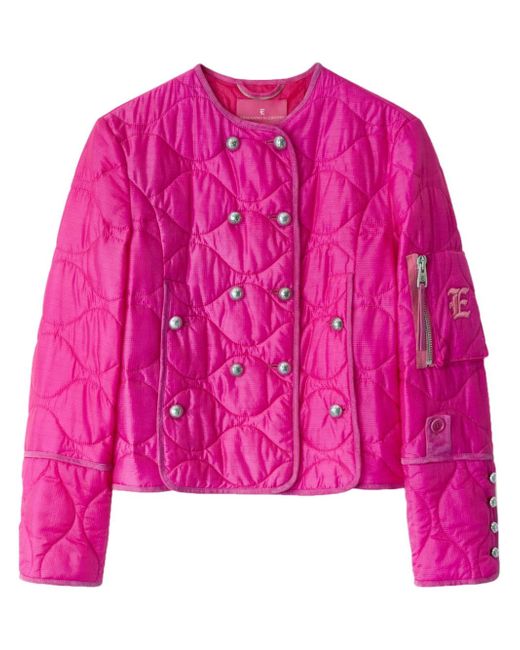 Ermanno Scervino double-breasted quilted jacket