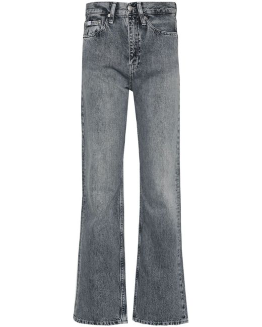 Calvin Klein Jeans high-rise straight jeans