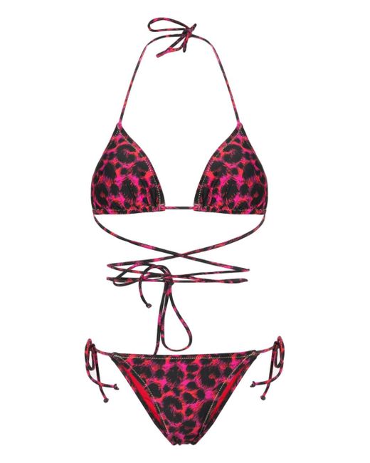 Reina Olga Miami leopard-print bikini
