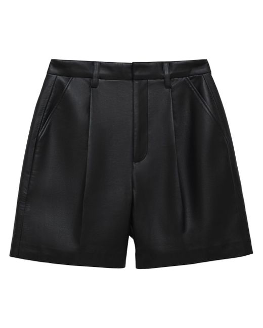 Anine Bing Carmen recycled leather shorts