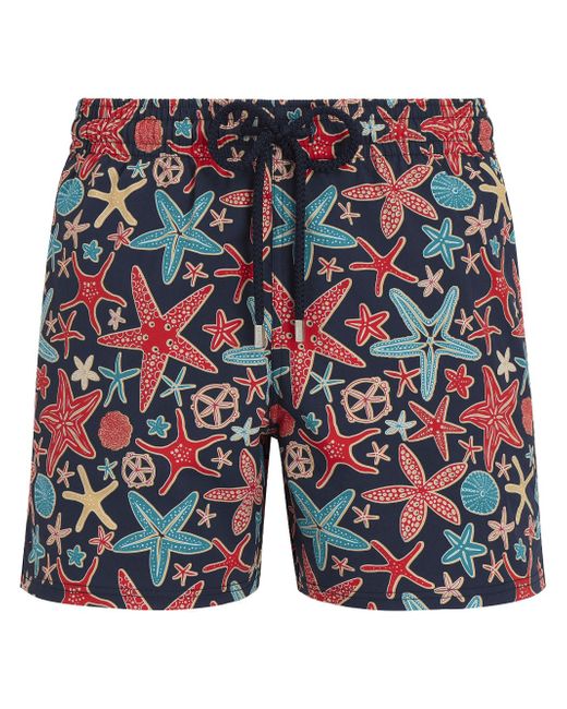 Vilebrequin Moorise Holistarfish-print swim shorts