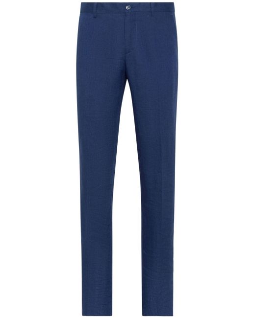 Philipp Plein linen tailored trousers