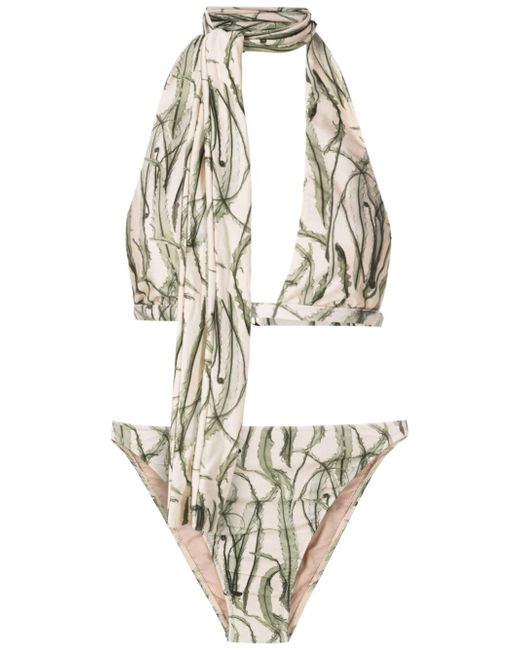 Adriana Degreas graphic-print stretch-design bikini