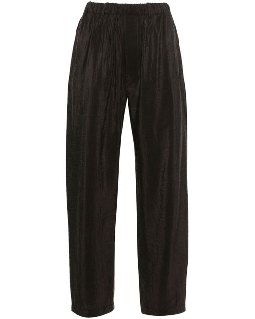 Lemaire silk blend tapered-leg trousers