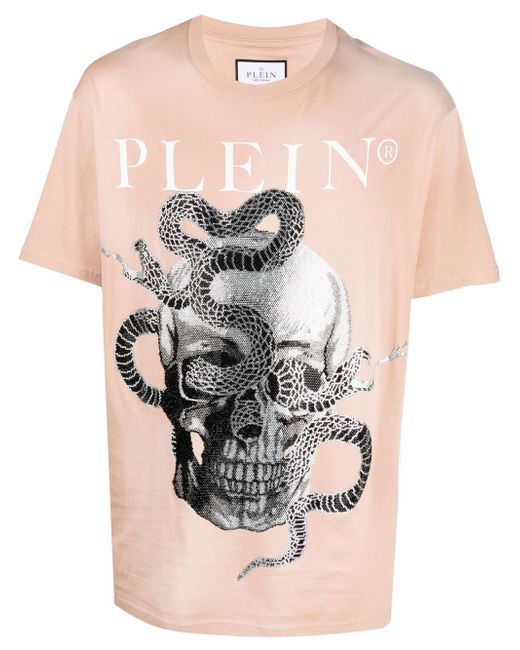 Philipp Plein snake-print short-sleeve T-shirt