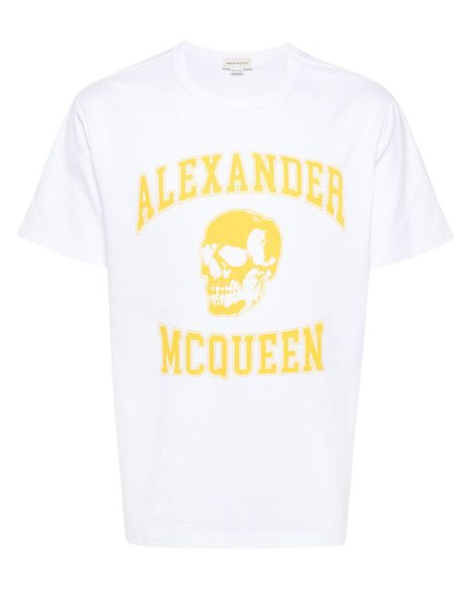 Alexander McQueen Varsity logo-print T-shirt