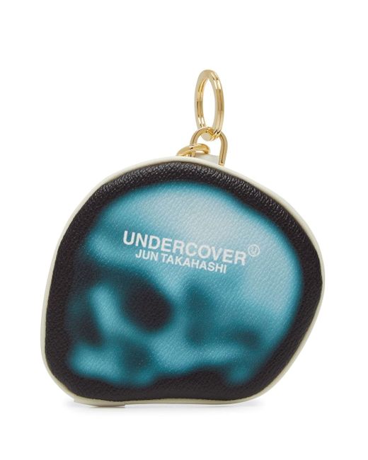 Undercover skull-print faux-leather wallet