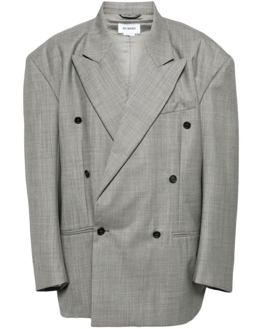 Hed Mayner double-breasted wool blazer