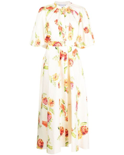 Acler Cranhurst floral-print midi dress