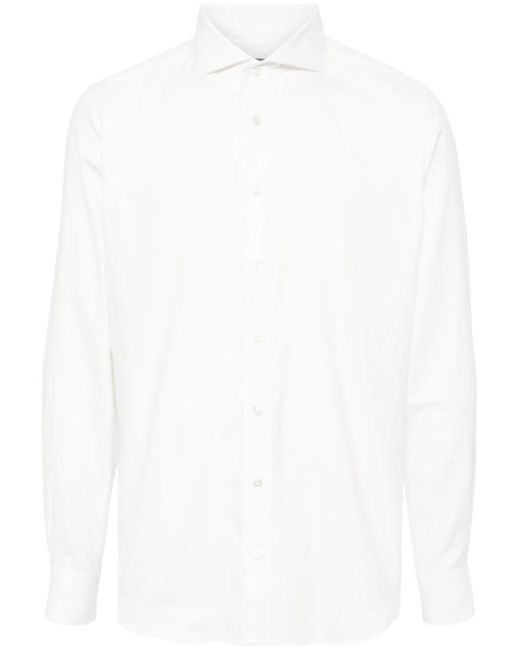 N.Peal cotton-lyocell blend shirt