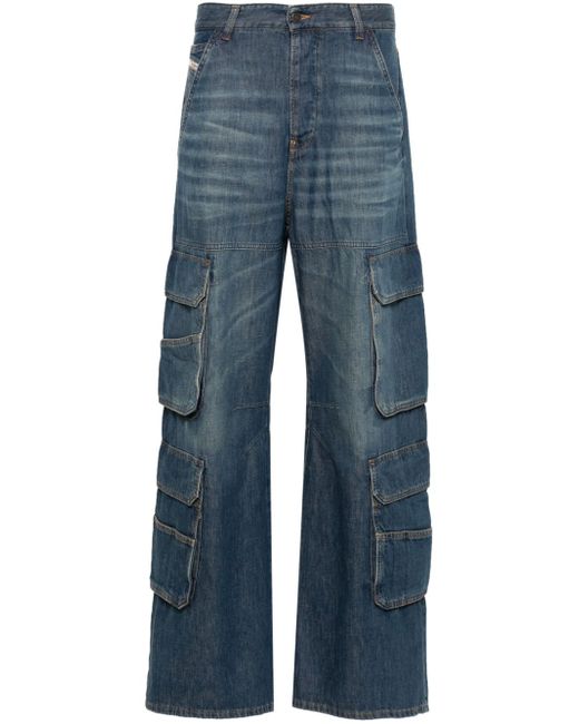 Diesel 1996 D-Sire 0njan low-rise straight-leg jeans