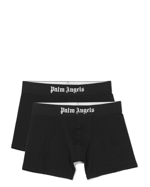 Palm Angels pack-of-two logo waistband briefs