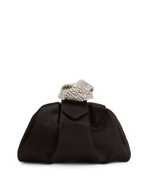Giuseppe Zanotti Design crystal-embellished clutch bag