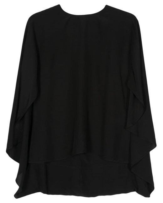 Rodebjer cape-inspired blouse