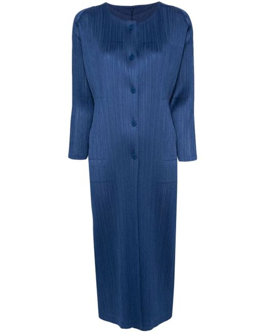 Pleats Please By Issey Miyake Monthly Colors January pleated coat