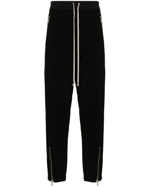 Rick Owens organic-cotton tapered trousers