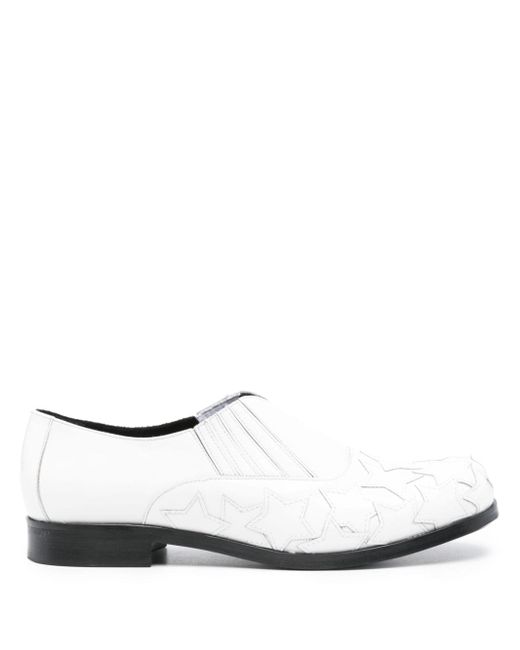 Stefan Cooke star-patch leather loafers