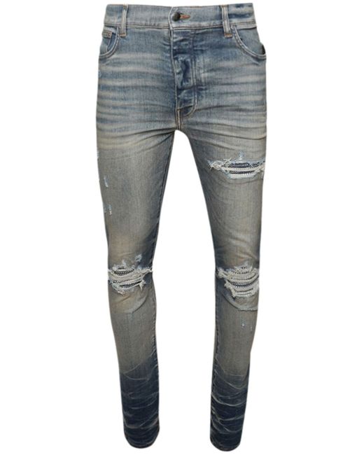 Amiri Crystal MX1 skinny jeans