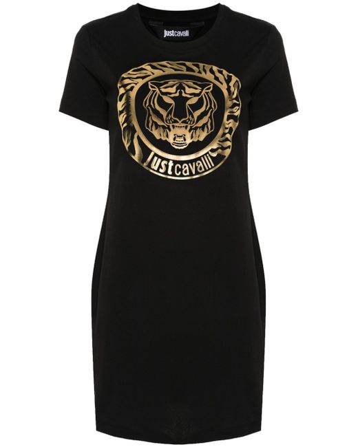Just Cavalli tiger head-print T-shirt dress