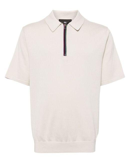 PS Paul Smith knitted organic-cotton polo shirt