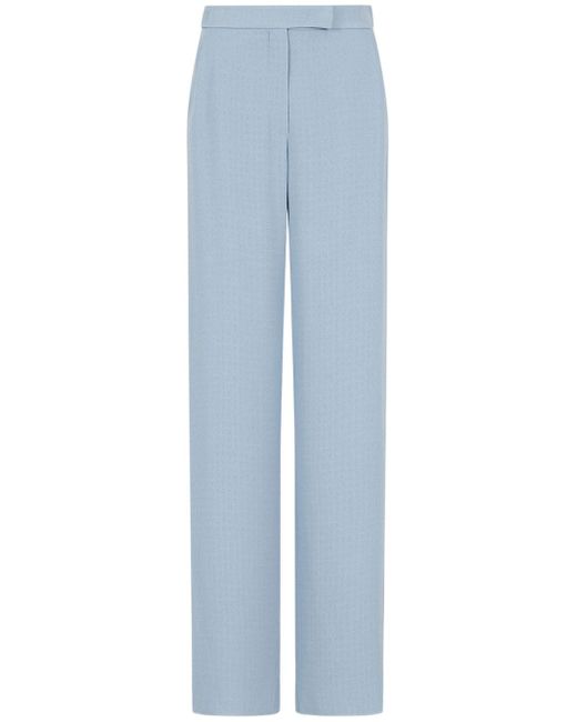 Emporio Armani high-waisted straight trousers