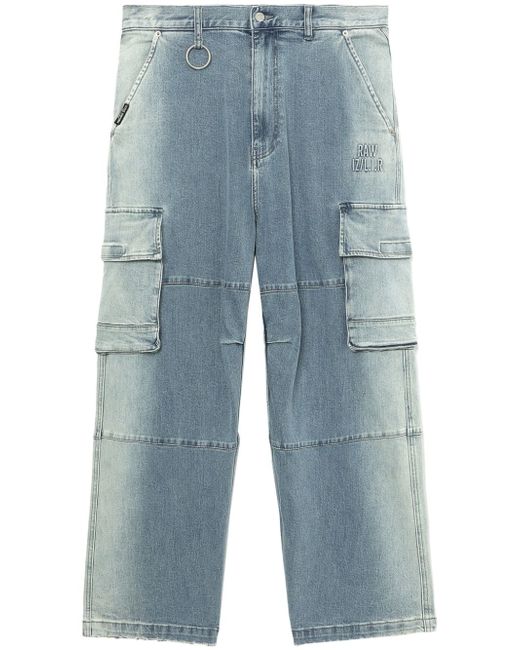 Izzue wide-leg cargo jeans