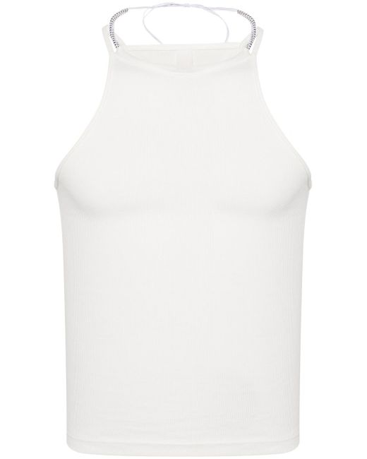 Dion Lee Barball fine-ribbed tank top