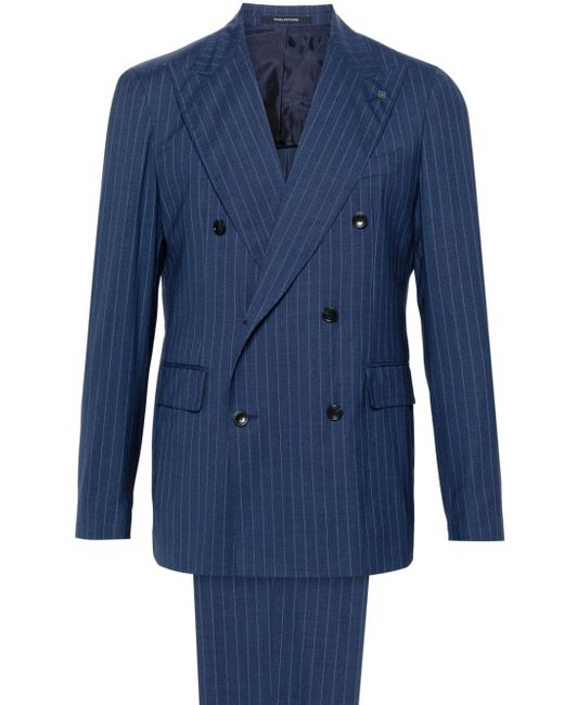 Tagliatore pinstripe-print double-breasted suit