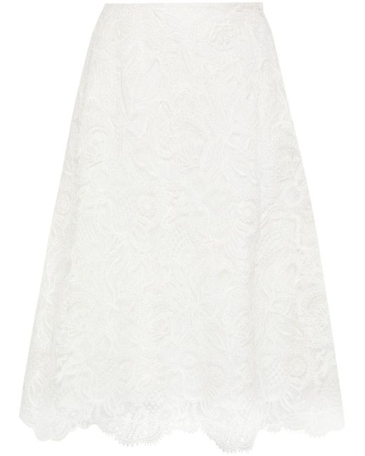 Ermanno Scervino -lace A-line skirt