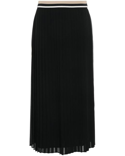 Moncler georgette pleated skirt