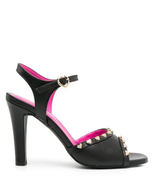 Love Moschino 105mm leather sandals