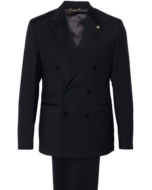 Manuel Ritz double-breasted wool suit