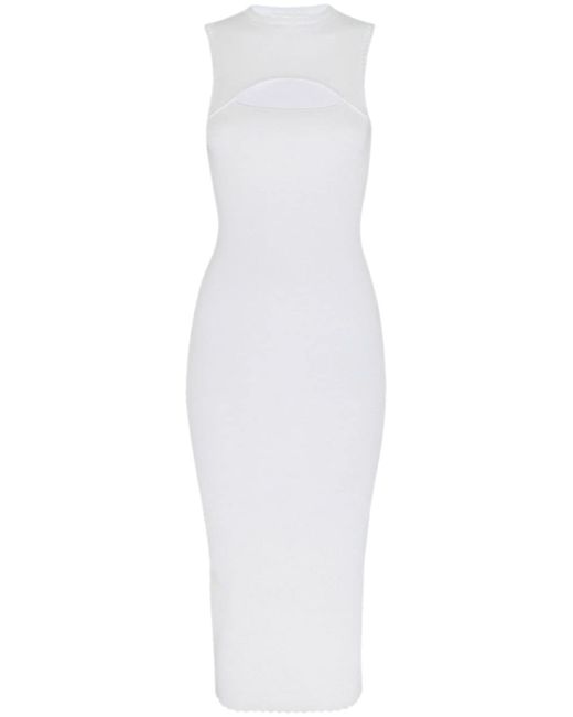 Victoria Beckham cut-out fitted midi dress